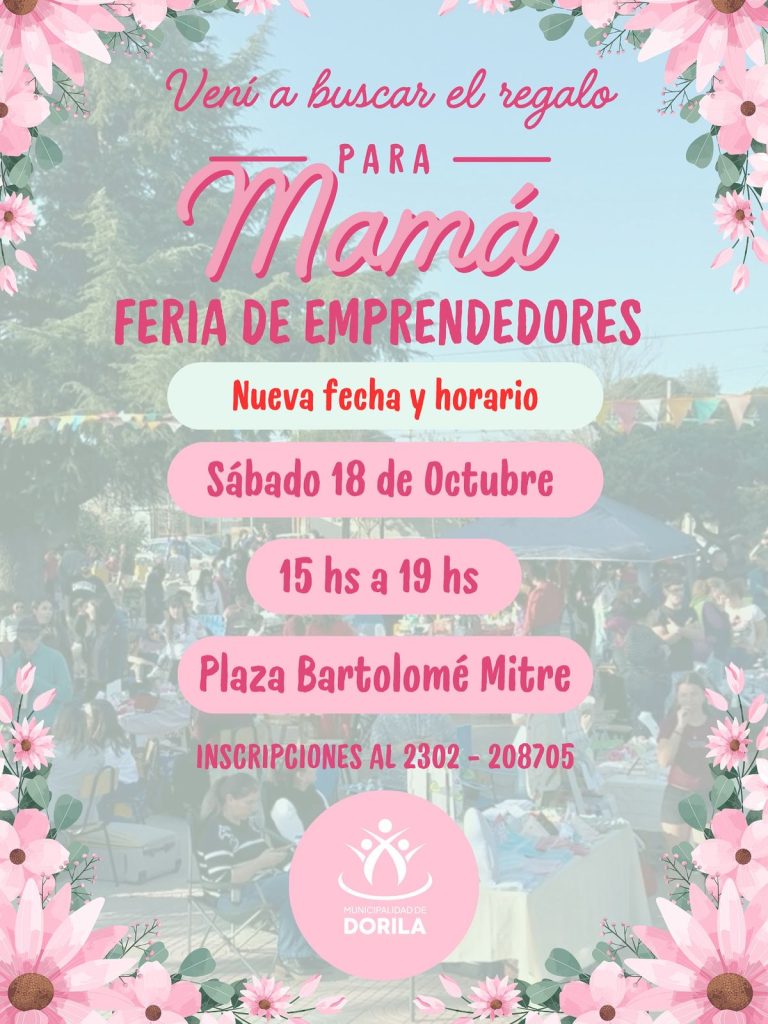 Dorila se prepara para celebrar a mamá con una gran feria de emprendedores