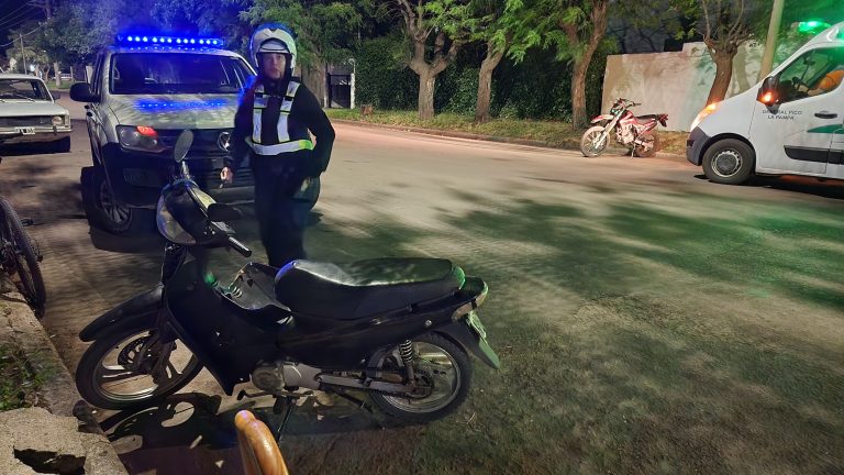 General Pico: chocó a una motociclista en la calle 31 y 14 y se dio a la fuga