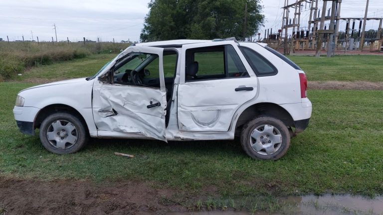 Choque en el acceso a Realicó: un conductor quedó en observación pero sin lesiones graves