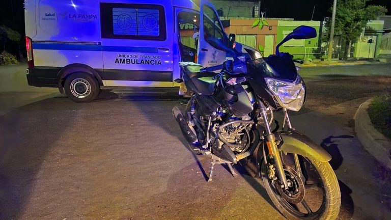Colisión entre dos motos en calle 23 y 28