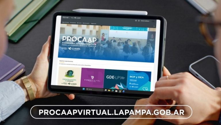 ProCAAP: Más de mil agentes públicos pampeanos se capacitan en línea