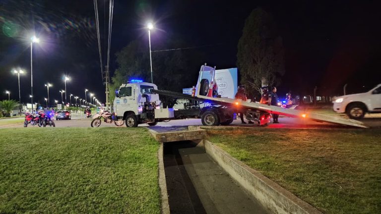 Megaoperativo de tránsito en General Pico: controlaron 140 vehículos y retuvieron 19 motos, un auto y una camioneta