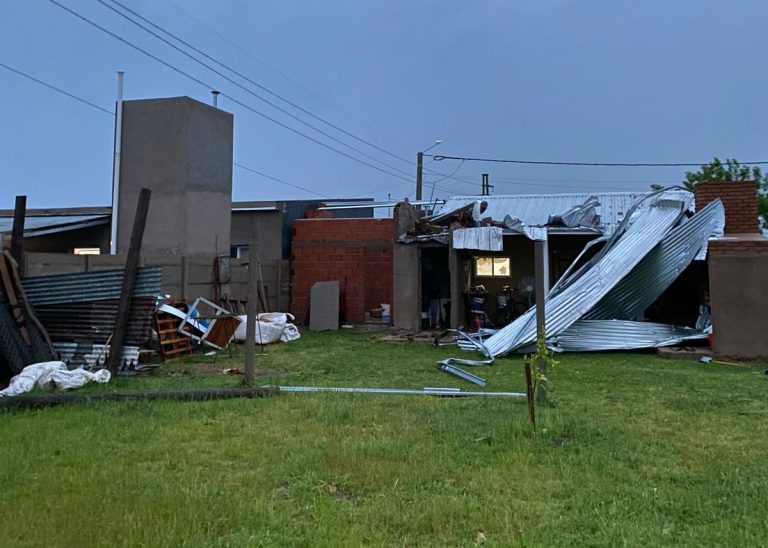 Temporal en el norte pampeano: Vientos intensos provocaron destrozos en Vértiz, Dorila e Intendente Alvear