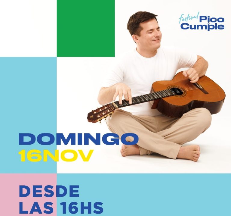 El “Festival Pico Cumple” continúa este domingo en el Paseo Ferroviario: las actividades comienzan desde las 16:00 horas