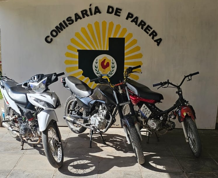 Allanamientos en Parera por “picadas” en la Ruta 9: secuestraron tres motos e identificaron a cuatro jóvenes