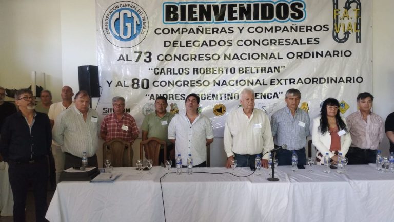 El pampeano Héctor Melón integrará el secretariado nacional de la FAT Vial tras el congreso en Córdoba