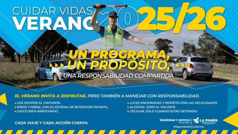 La Pampa lanza el programa “Cuidar Vidas” para reforzar la seguridad en las rutas