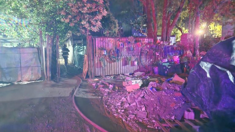 Incendio en una vivienda: trabajaron bomberos voluntarios en calle 60