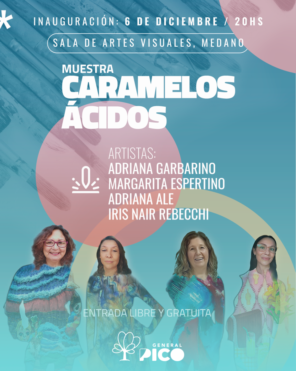 “Caramelos ácidos”: inauguran en General Pico una muestra que explora lo íntimo y lo agridulce