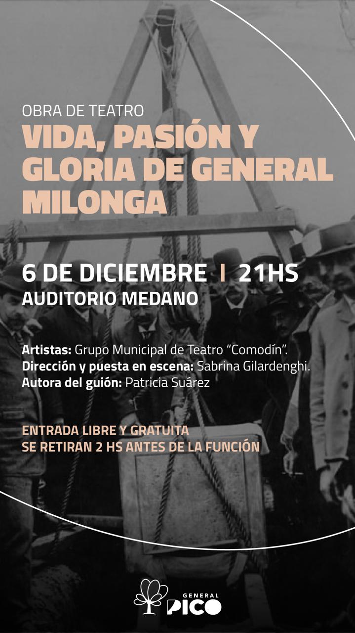 El Grupo Comodín festeja su 25° aniversario con una obra sobre la historia de General Pico