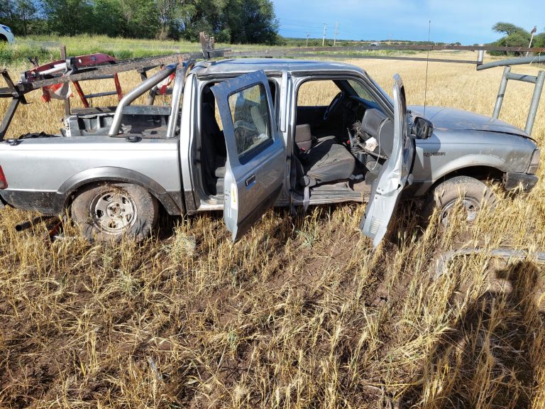 Vuelco en la Ruta Provincial 10: una familia mendocina se accidentó tras un desperfecto mecánico