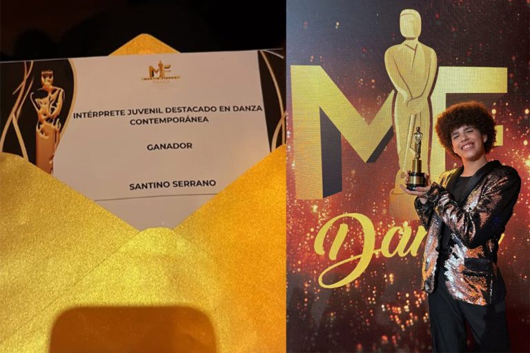 Orgullo piquense: el bailarín Santino Serrano fue galardonado con el Martín Fierro de la Danza