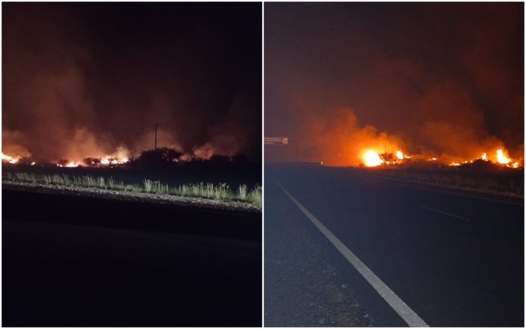 Lucha contra el fuego: brigadistas trabajan para contener focos de incendio en el sudoeste pampeano y Santa Isabel
