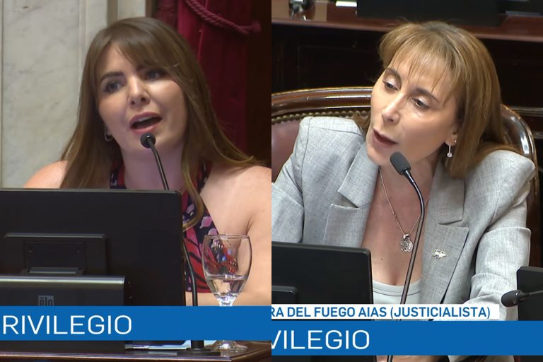 “Callate mamarracho”: fuerte cruce entre la senadora Cristina López y la pampeana Victoria Huala en el debate del Presupuesto