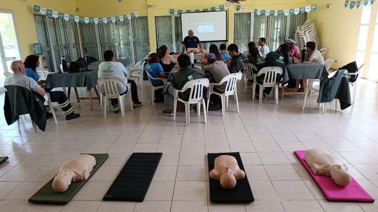Capacitan al personal de la Reserva Urbana para la respuesta a emergencias en General Pico