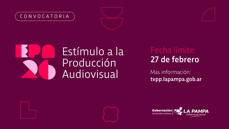 EPA 2026: $710.000 por capítulo para producciones audiovisuales en La Pampa