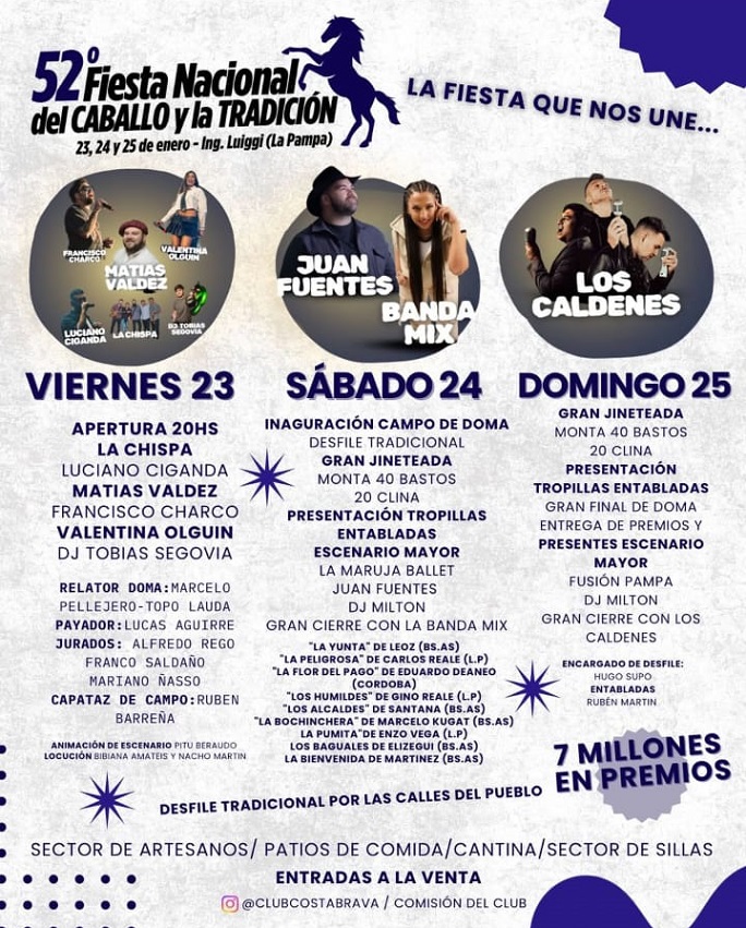 Verano en La Pampa: una variada agenda de fiestas populares y propuestas culturales