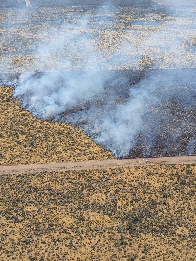Incendios en La Pampa: controlaron los focos en el oeste y el fuego ya afectó a casi 200.000 hectáreas