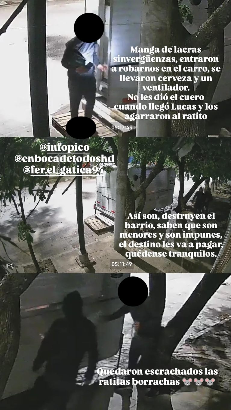 Rápido accionar policial: detienen a dos hombres por robar en un carro de comidas en General Pico