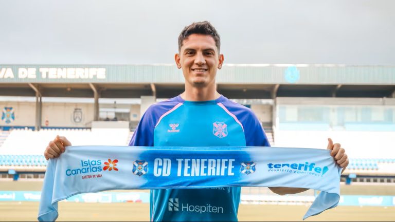 El defensor piquense Facundo Agüero fue habilitado y podría debutar en el Tenerife