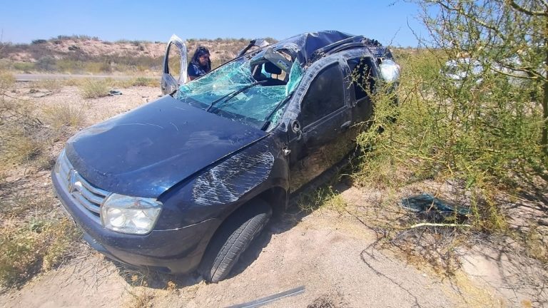 Vuelco en la ruta nacional 152: tres mujeres fueron trasladadas al hospital de General Acha