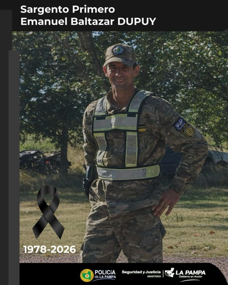 Pesar en la fuerza y la comunidad por el fallecimiento del sargento primero Emanuel Baltazar Dupuy