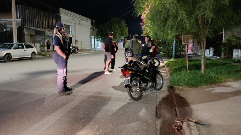 Colisión entre dos motocicletas en calle 116: afortunadamente no hubo lesionados