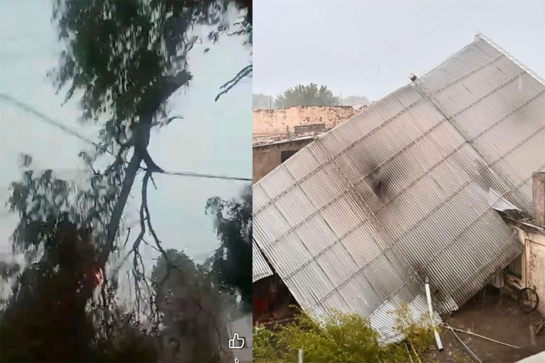 Alerta naranja en La Pampa: reportan daños por tormentas severas nuevamente en General Acha