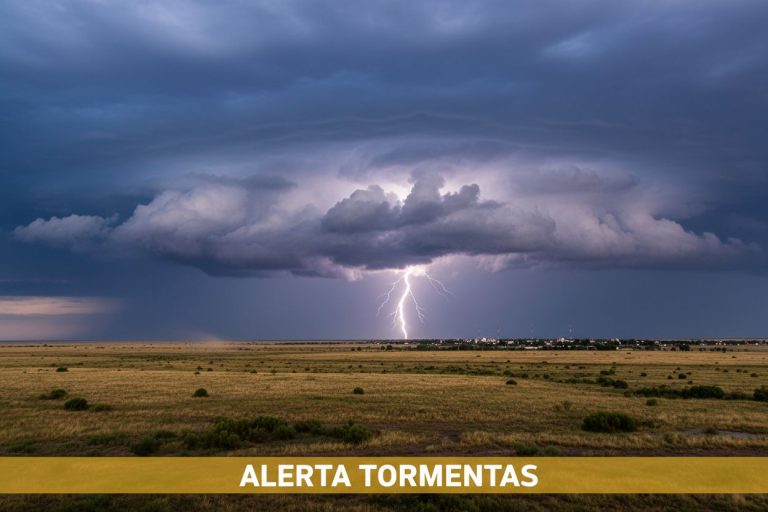 Alerta amarilla por tormentas fuertes para General Pico y gran parte de la provincia