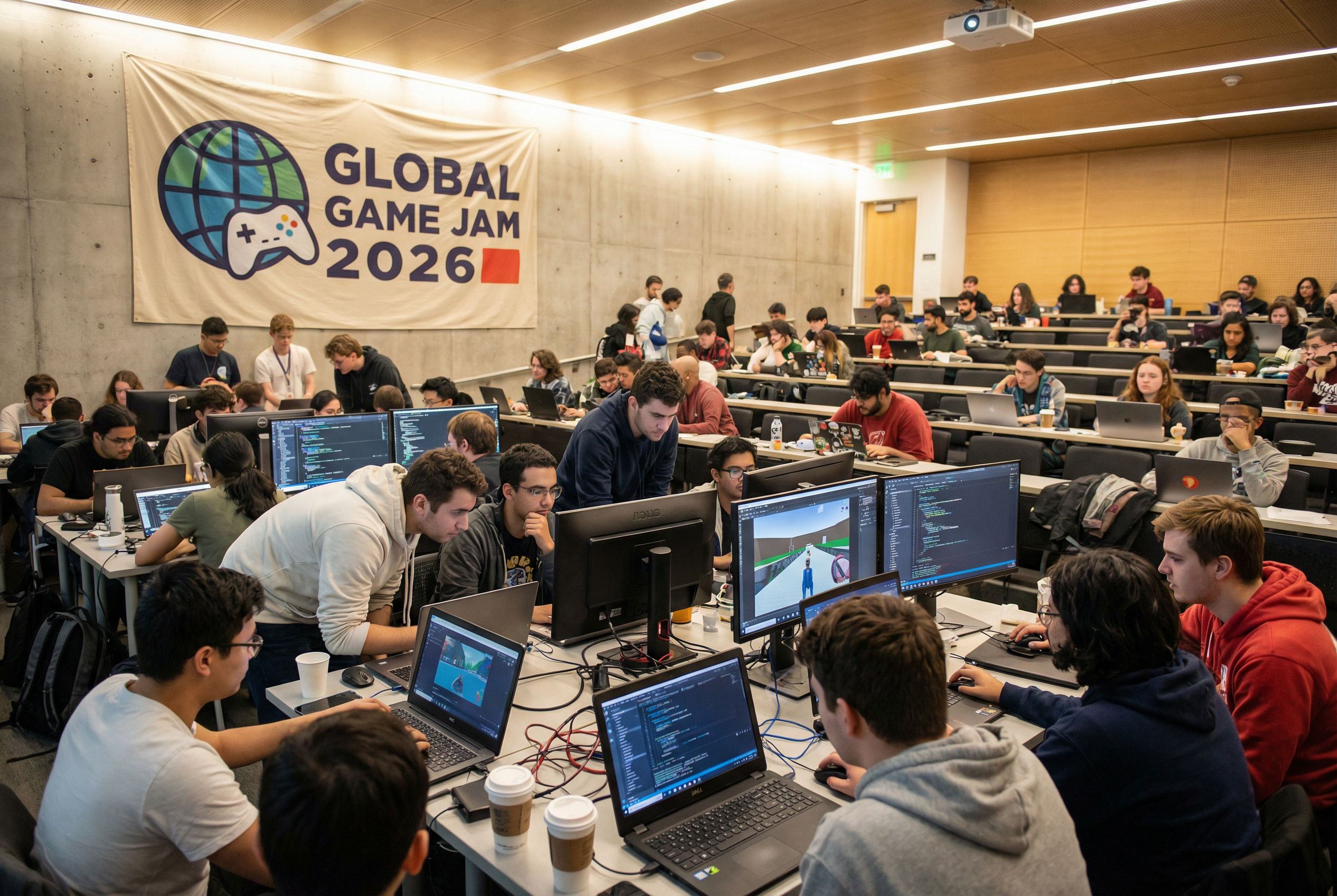 La Provincia será sede de la Global Game Jam 2026 con epicentro en General Pico (Imagen ilustrativa generada por IA - infopico.com)