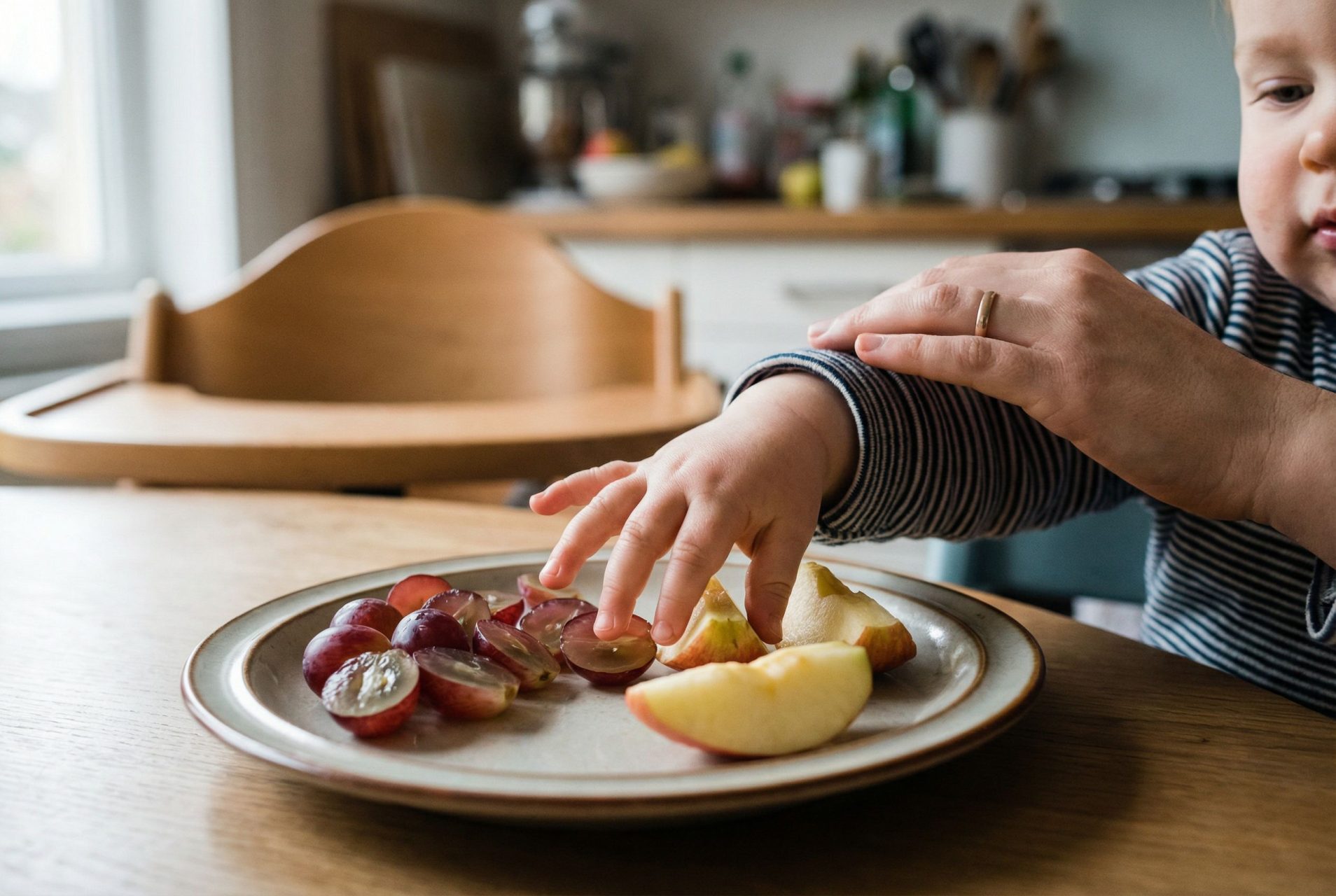 Niños pequeños: Precauciones al darles alimentos para evitar atragantamientos