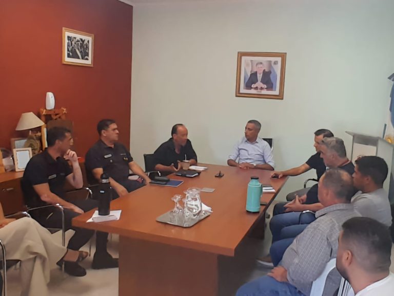 Seguridad y prevención de incendios: Di Nápoli encabezó una reunión con intendentes del oeste pampeano