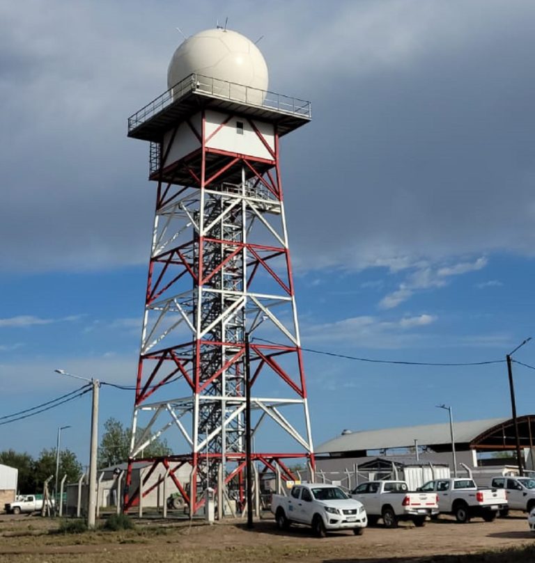 Santa Isabel: el nuevo radar meteorológico ya está operativo y se integró a la red nacional