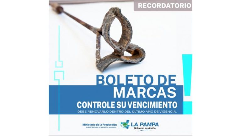 Advierten sobre la importancia de renovar los boletos de marca y señal para el movimiento de hacienda