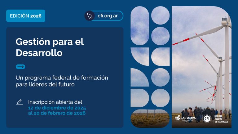El CFI abrió la inscripción para la séptima edición del Programa Federal de Formación 2026