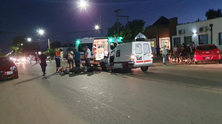 General Pico: una mujer y su hijo de 9 años hospitalizados tras un siniestro vial en calle 25 y 40