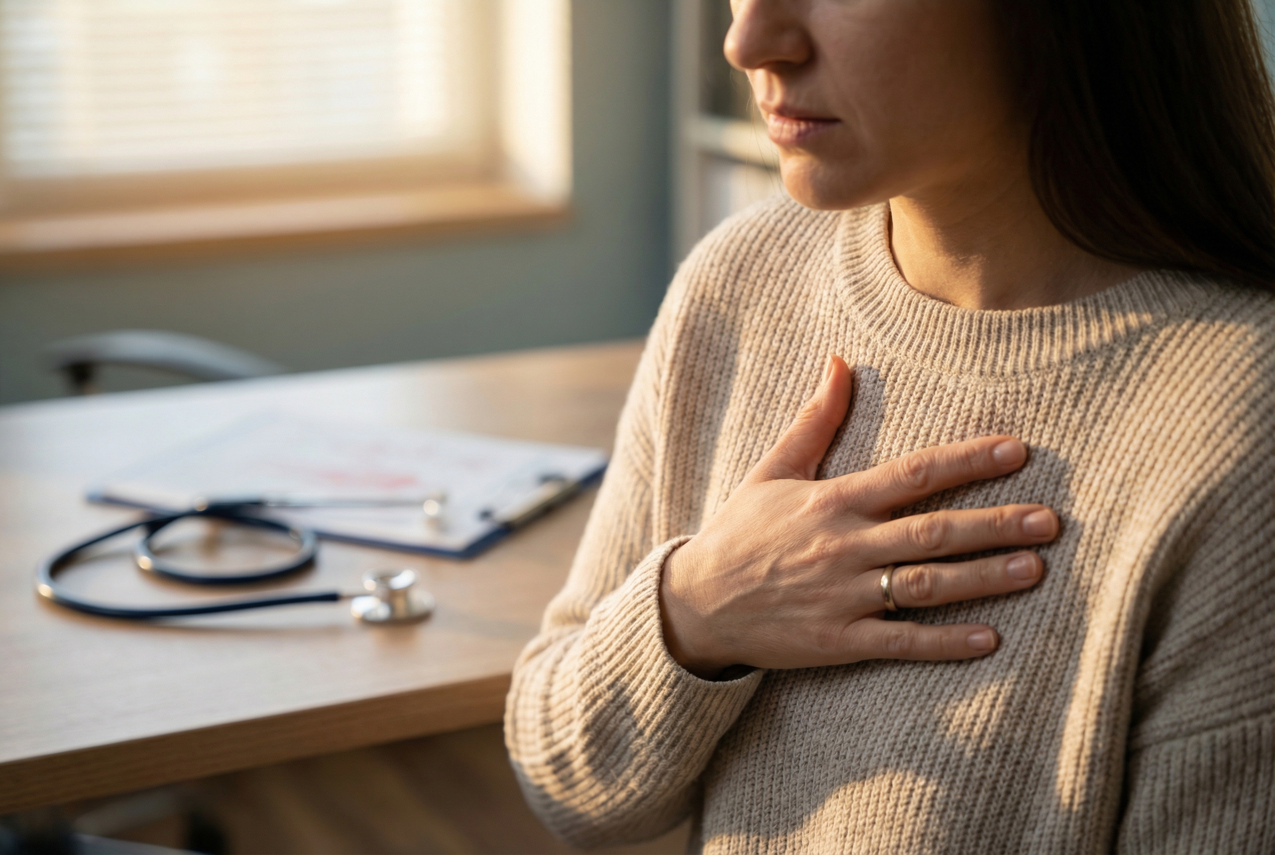 Salud cardiovascular: advierten que las mujeres demoran más en la consulta ante un infarto y subestiman los síntomas (Imagen ilustrativa IA - infopico.com)