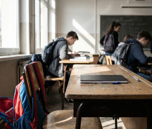 Preocupación en Educación por el ausentismo escolar: "Está a un paso de la desvinculación pedagógica" (Imagen ilustrativa IA - infopico.com)