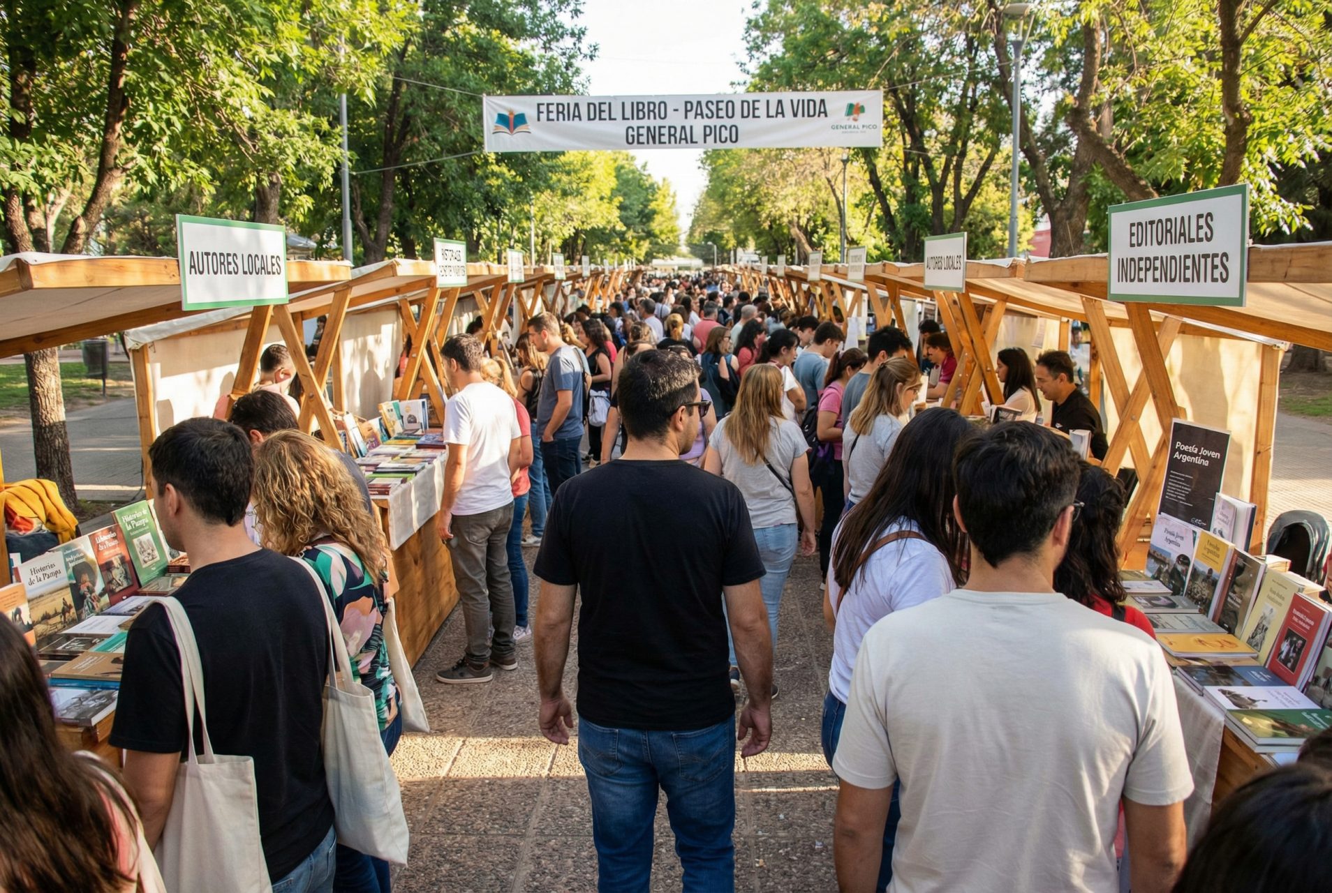 Este domingo llega el “Paseo Literario” al Paseo de la Vida en General Pico
