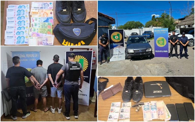 Golpe al delito: Tras una serie de allanamientos en Monte Hermoso y Santa Rosa, detuvieron a los autores de robos a inmobiliarias