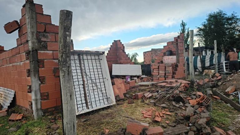 El temporal dejó una estela de destrucción en Santa Rosa y Toay