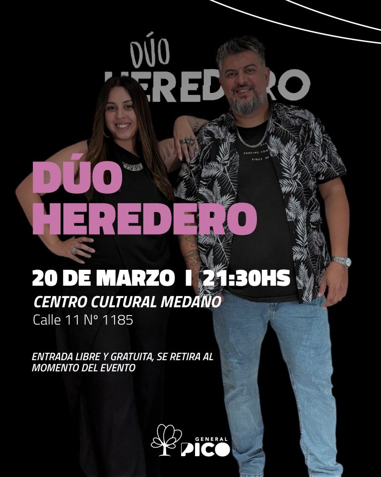 El Dúo Heredero presentará su propuesta de folklore generacional en MEDANO