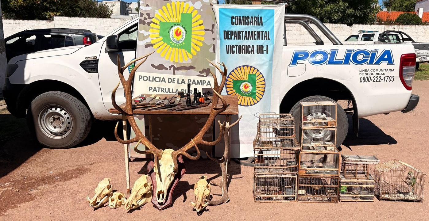 Megaoperativo contra el delito rural en La Pampa: secuestran armas, vehículos y drogas en múltiples allanamientos