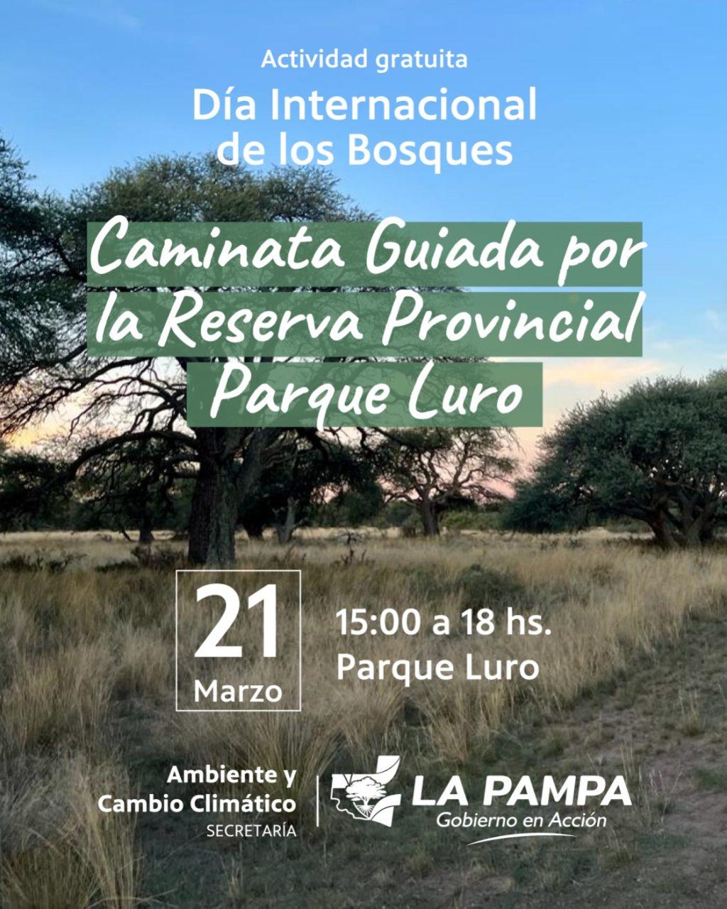 Día de los Bosques: invitan a una caminata por áreas restringidas del Parque Luro