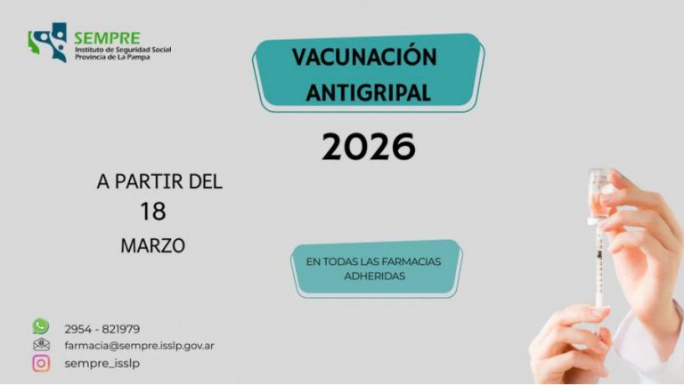 SEMPRE inicia este miércoles su campaña de vacunación antigripal para afiliados y afiliadas