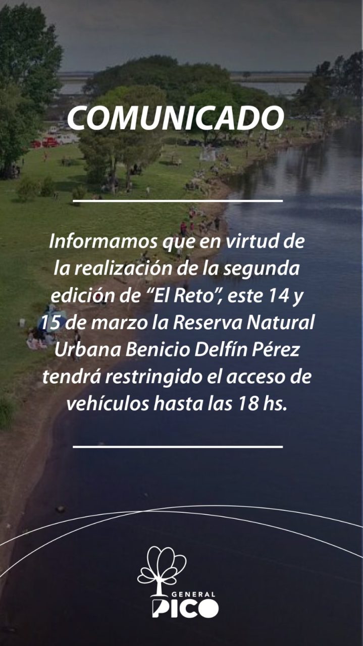 Por una competencia deportiva, restringirán el acceso vehicular a la Reserva Urbana Benicio Delfín Pérez