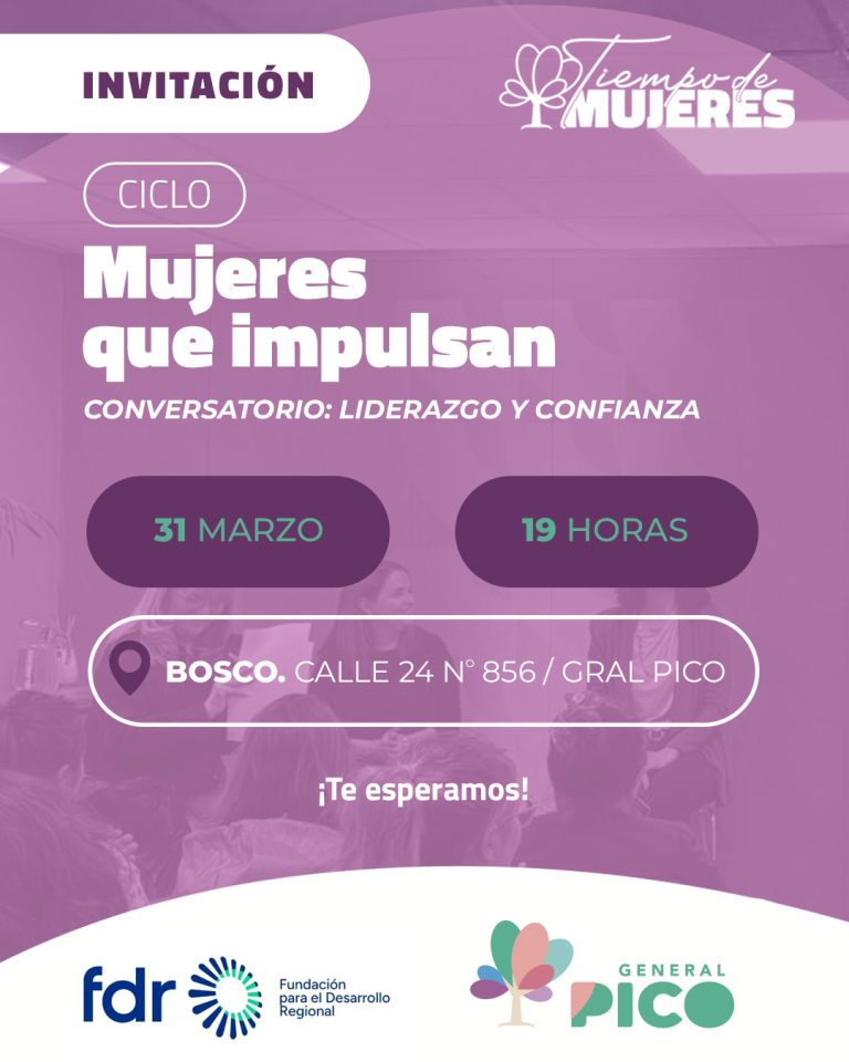 General Pico: Realizarán un conversatorio sobre liderazgo y confianza