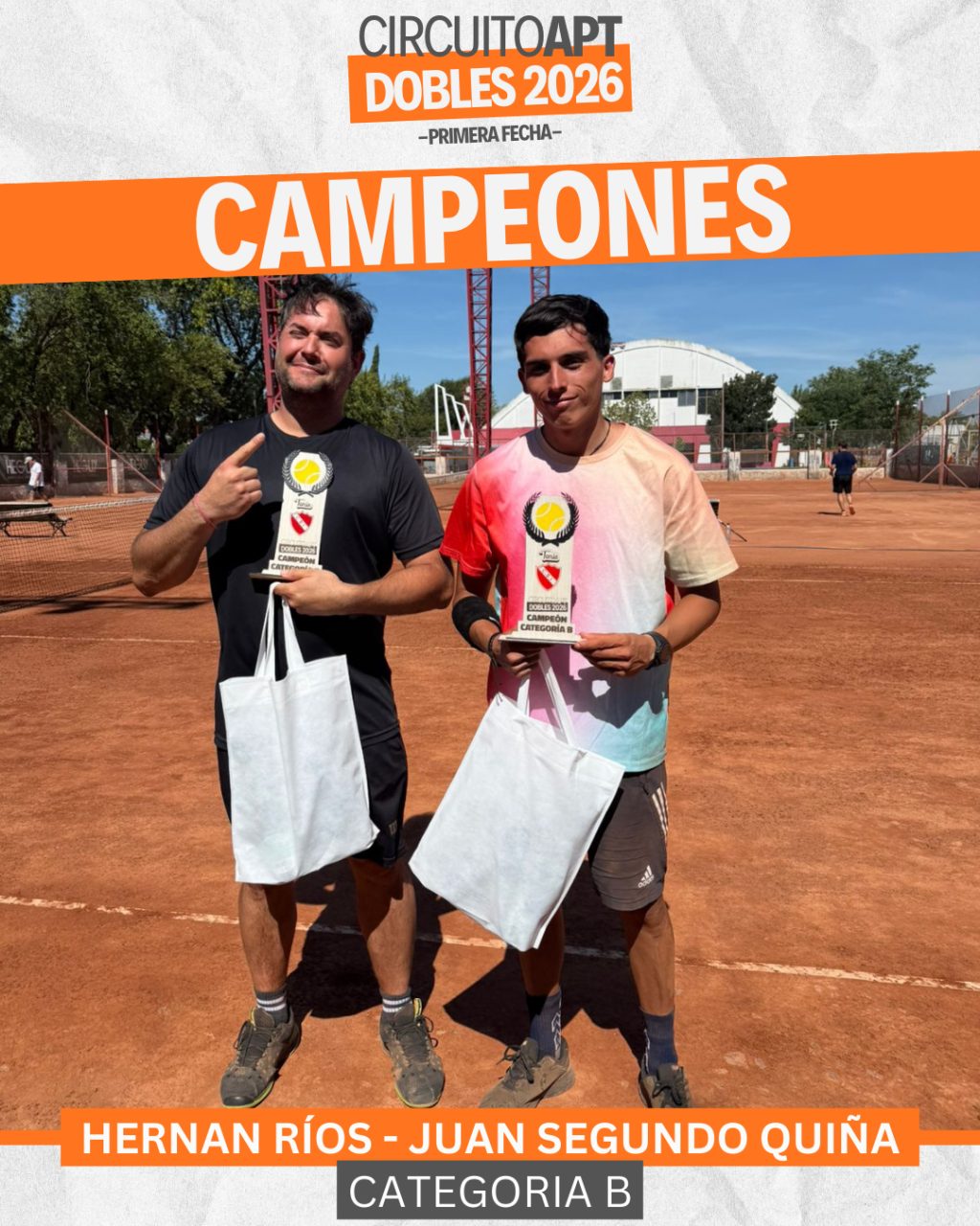 La Asociación Piquense de Tenis disputó con éxito la primera fecha del circuito de dobles