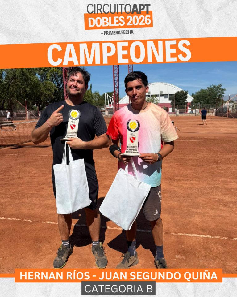 La Asociación Piquense de Tenis disputó con éxito la primera fecha del circuito de dobles