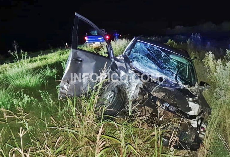 Grave choque frontal camino a Trebolares: heridos trasladados de urgencia al Hospital Centeno